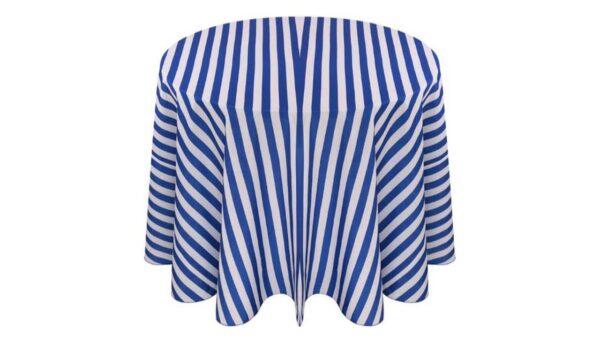 Awning Stripe Polyester Tablecloth