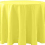 Basic Polyester Lemon Yellow - 84 - round