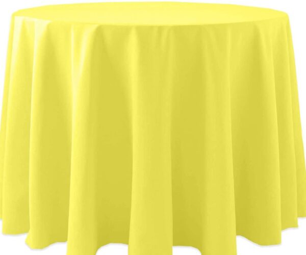 Basic Polyester Lemon Yellow