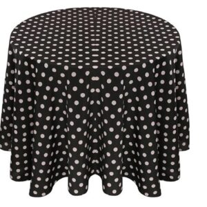 Dots Print Polyester Tablecloth Linen