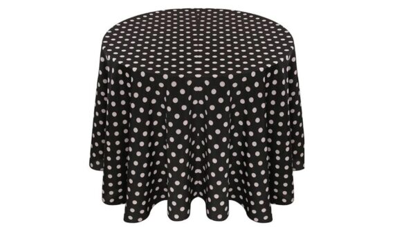 Dots Print Polyester Tablecloth Linen