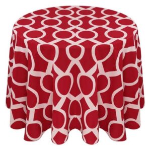 Liberty Key Geometric Print Polyester Tablecloth Linen