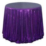 A Sequin Tablecloth Purple - rectangle - 60X120