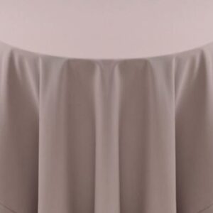 Spun Polyester Gray Tablecloth
