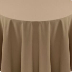 Spun Polyester Khaki Tablecloth