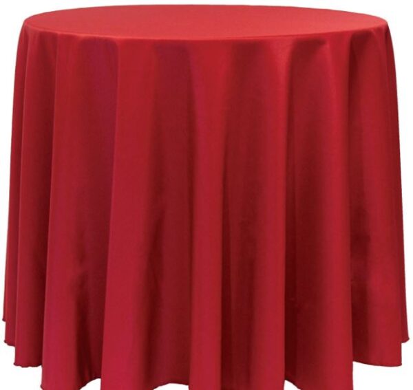 Basic Polyester Holiday Red