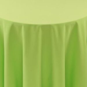 spun Polyester Chartreuse tablecloth
