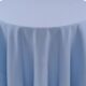 spun Polyester light blue tablecloth