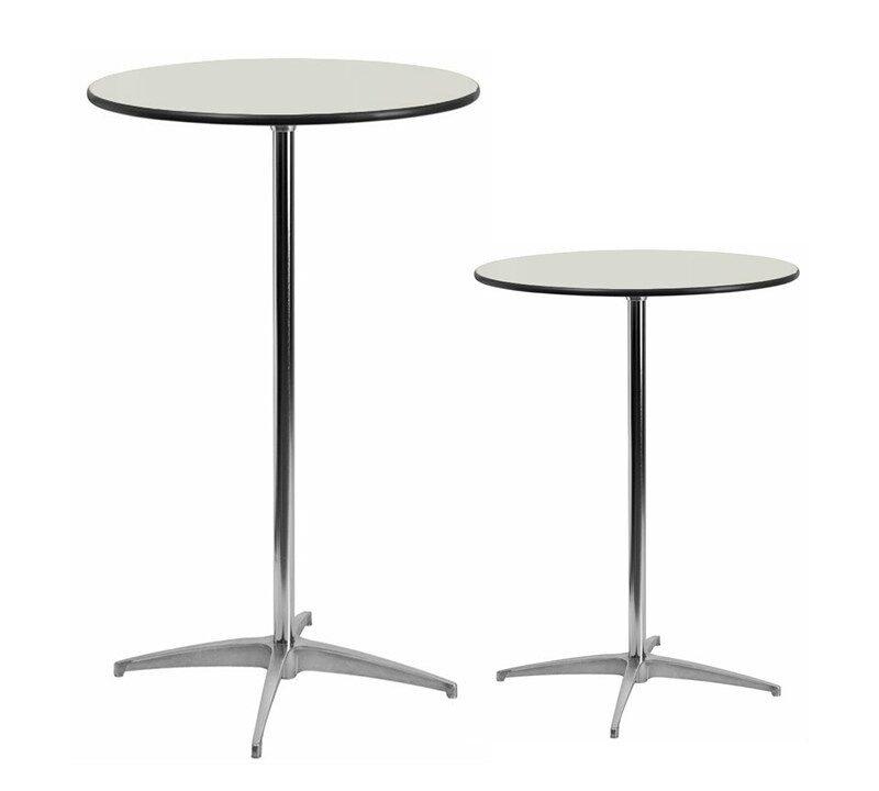 811 White Cocktail Tables Finish Top