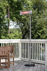 Electric Patio Heater, Free-Standing with Wheels