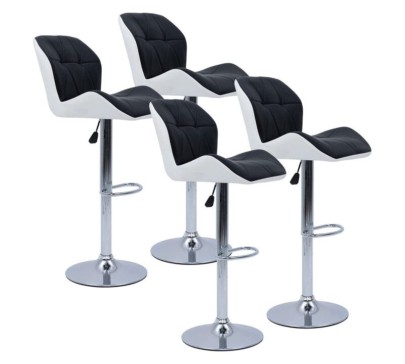 700 Pulu Bar stools Black And White