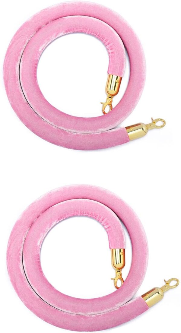 A2 Pink Stanchion Ropes