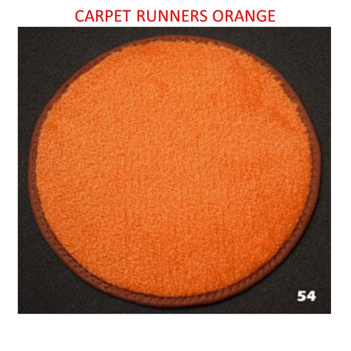 B Orange Carpet Runners