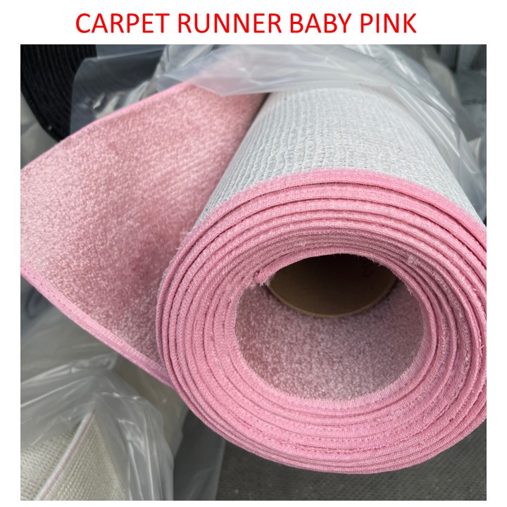 A4 Baby Pink Carpet Runners
