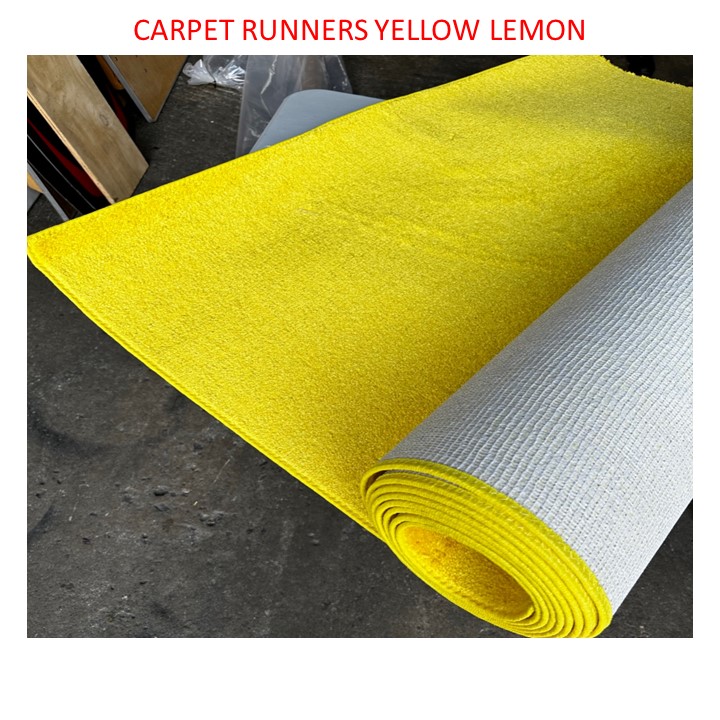 Lemon Yellow Carpet Runners