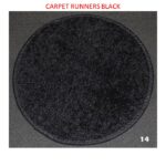 B5 Black Carpet Runners - Black Carpet Runners 3 X 10