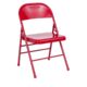 200 Colored Folding Chairs - Red Folding Chairs