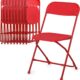 103 Folding Chair Rainbow Red