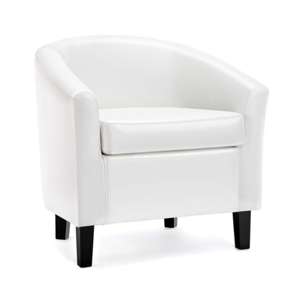 Barrel Chairs for Panel Discussions White