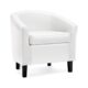105 Platform Staging - Barrel Chairs for Panel Discussions White - 300-lbs-can-hold