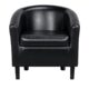 400 Barrel Chairs for Panel Discussions - Barrel Chairs for Panel Discussions Black