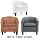 Barrel Chairs for Panel Discussions
