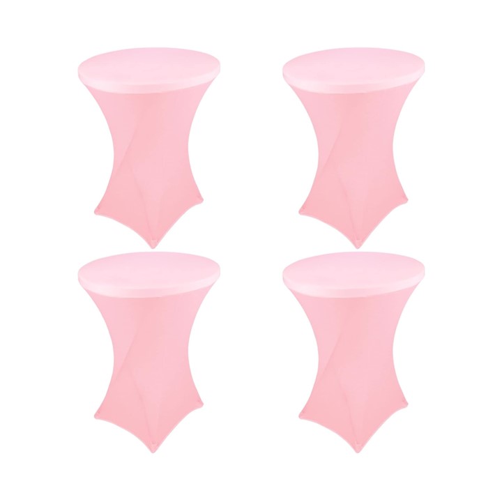 B Spandex Tablecloth Pink