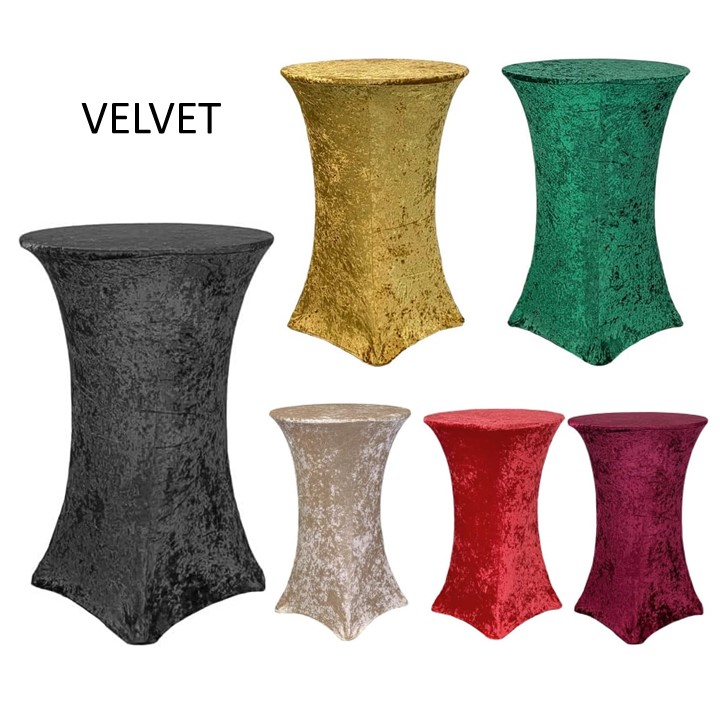 Velvet Spandex Tablecloths