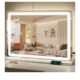 105 White Vanity Mirror with Lights