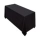 106 Class Room Table - Black Tablecloth fitted 78 x 132