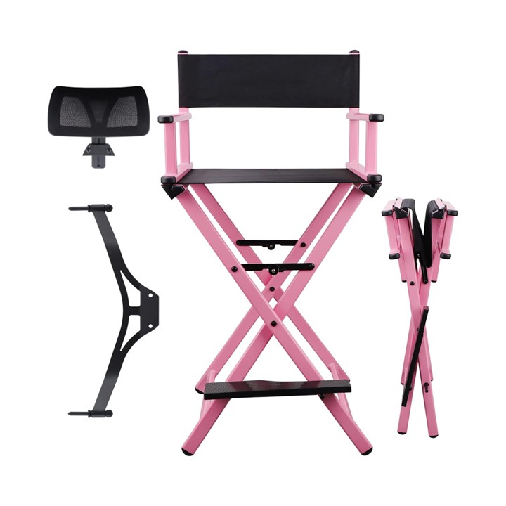 604 Aluminum Directors Chairs Pink